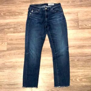 Ag Adriano Goldschmied ankle length crop jeans